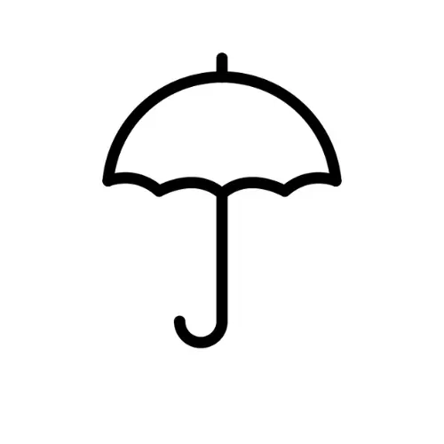 Logo représentant un parapluie censé représenté l'assurance indemnités journalières situé sur la page accueil Prestacourtage et partenaires.