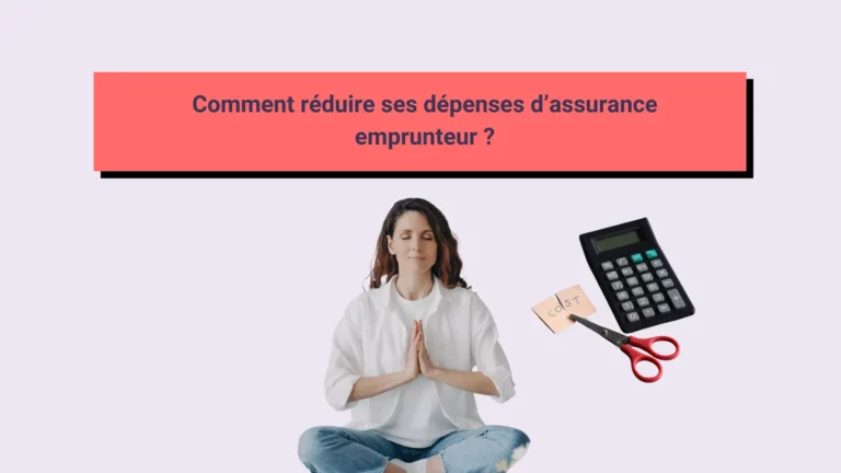 Une femme faisant une méditation pour se soulager du stress à cause du prix de son assurance emprunteur.