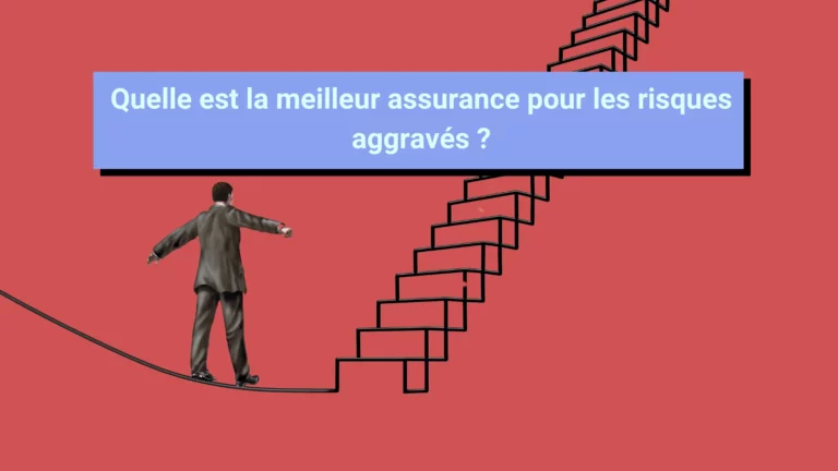 Un homme marchant sur un file suspendu dans le vide.